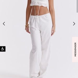 House of cb eyelet pants